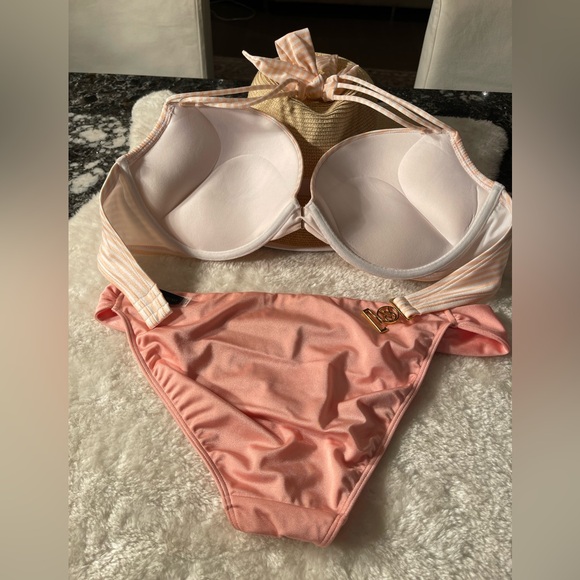 VS bombshell swim set 36DD &L pink bottoms - Picture 8 of 13